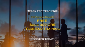 300 CRE Year-End Training