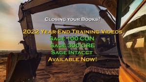 Sage year-end training