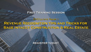 Sage Intacct Revenue Recognition