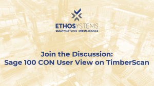 paperless TimberScan Sage 100CON