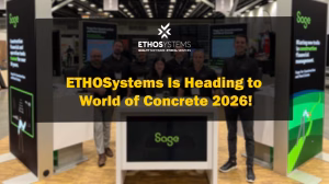 sage booth at a conference with team