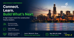 skyline of Chicago with event details overlayed