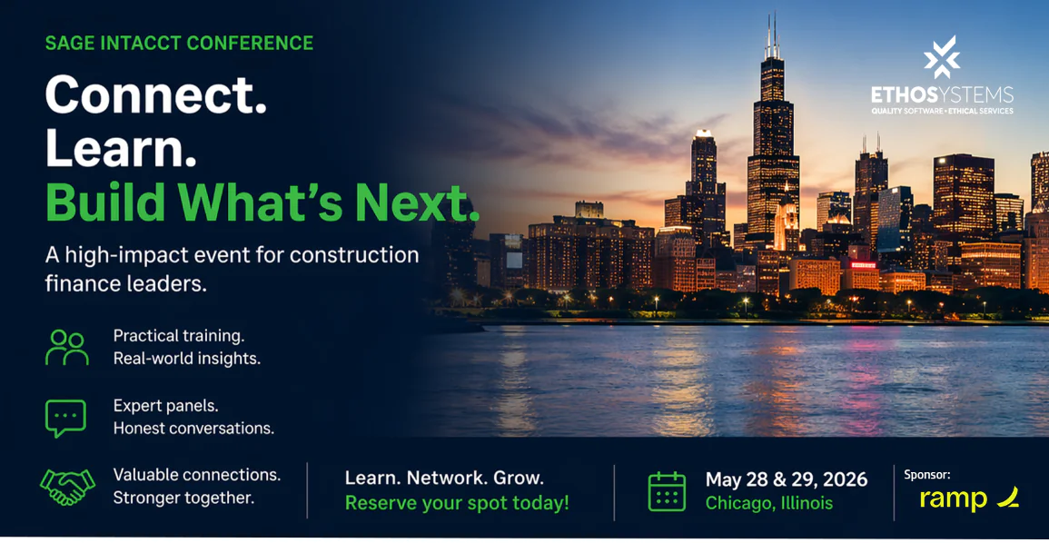 skyline of Chicago with event details overlayed